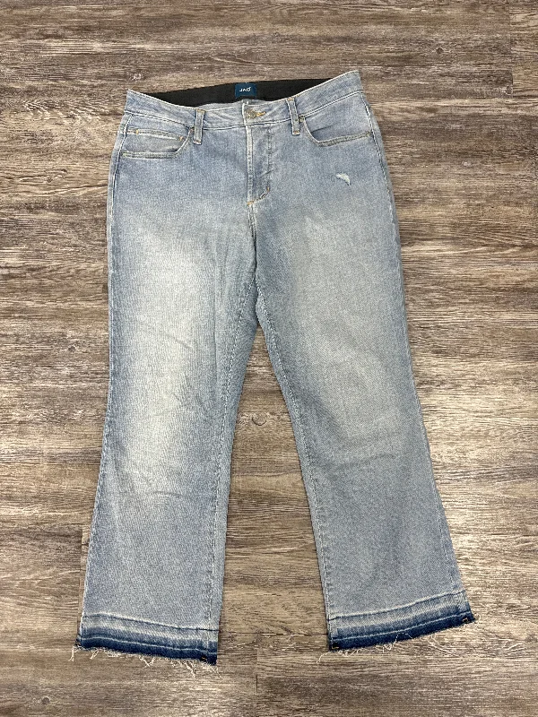 Jeans Boot Cut By Jag In Blue Denim, Size: 8